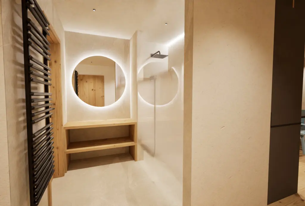 Salon lub część dzienna apartamentu.
